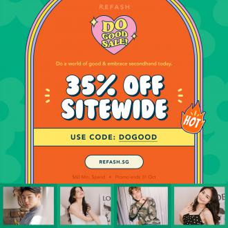 Refash Online 35% OFF Promotion (valid until 31 Oct 2022)