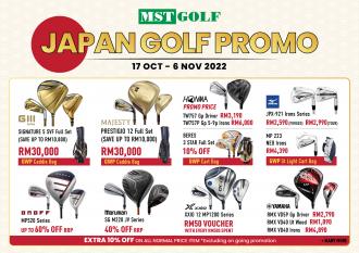 MST Golf Japan Golf Promotion (17 Oct 2022 - 6 Nov 2022)