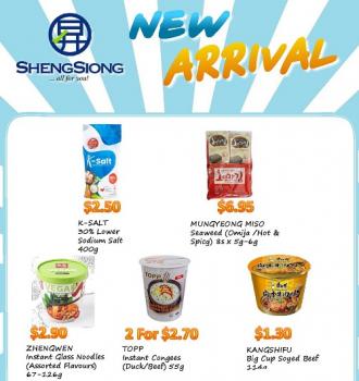 Sheng Siong New Arrivals Promotion