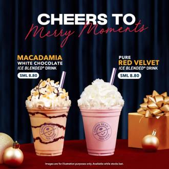 Coffee Bean Christmas Specials Macadamia White Chocolate & Pure Red Velvet