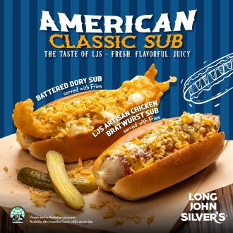 Long John Silver's American Classic Sub