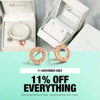 Love & Co 11.11 Sale 11% OFF Everything (11 Nov 2022)