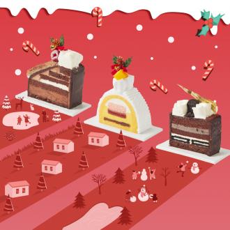 BreadTalk Christmas Delight 2 Sliced Cakes for $12.90 Promotion