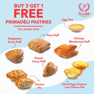 PrimaDeli Buy 3 Get 1 FREE Promotion (valid until 30 Nov 2022)