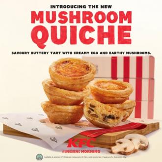 KFC Mushroom Quiche Buy 5 Get 1 FREE Promotion