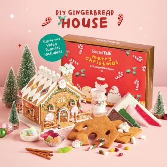 BreadTalk Christmas DIY Gingerbread House Kit for $39.80