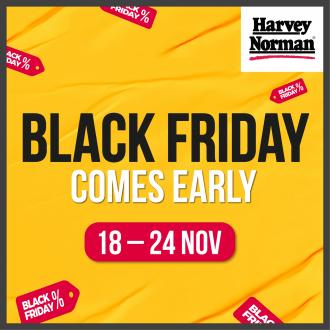 Harvey Norman Black Friday Comes Early Promotion (18 November 2022 - 24 November 2022)