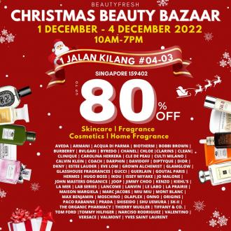 BeautyFresh Christmas Beauty Bazaar Sale Up To 80% OFF (1 December 2022 - 4 December 2022)