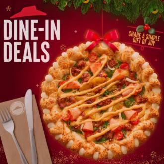 Pizza Hut Christmas Knotty Cheesy Dine-in Promotion