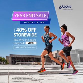 ASICS Year End Sale Up To 40% OFF (18 November 2022 - 8 January 2023)