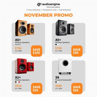 Stereo Electronics Audioengine November Promotion (valid until 30 November 2022)