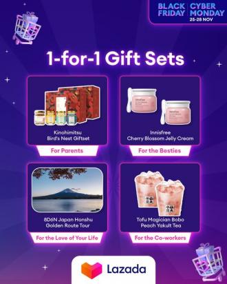Lazada Black Friday & Cyber Monday Sale 1-for-1 Gift Sets Promotion (25 Nov 2022 - 28 Nov 2022)