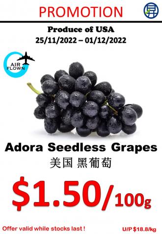 Sheng Siong Fresh Fruits Promotion (25 November 2022 - 1 December 2022)