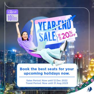 Malaysia Airlines 2022 Year End Sale (29 November 2022 - 12 December 2022)