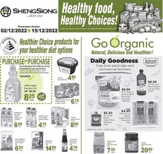 Sheng Siong Healthy & Organic Fair Promotion (2 December 2022 - 15 December 2022)