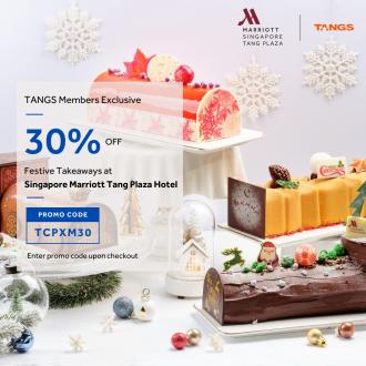 Singapore Marriott Tang Plaza Hotel Tangs Members 30% OFF Festive Takeaway Promotion (valid until 25 December 2022)