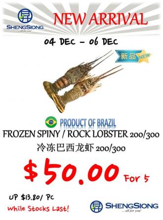 Sheng Siong Frozen Spiny Lobster Promotion (4 December 2022 - 6 December 2022)