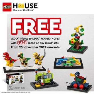 LEGO FREE Tribute To LEGO House Promotion (1 January 0001 - 31 December 2022)
