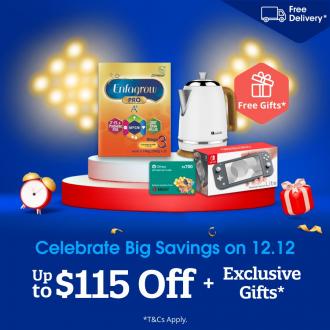 Enfagrow A+ 12.12 Sale Up To $115 OFF + Exclusive Gifts (valid until 14 December 2022)