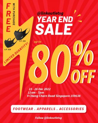 LINK Year End Warehouse Sale Up To 80% OFF (23 December 2022 - 26 December 2022)