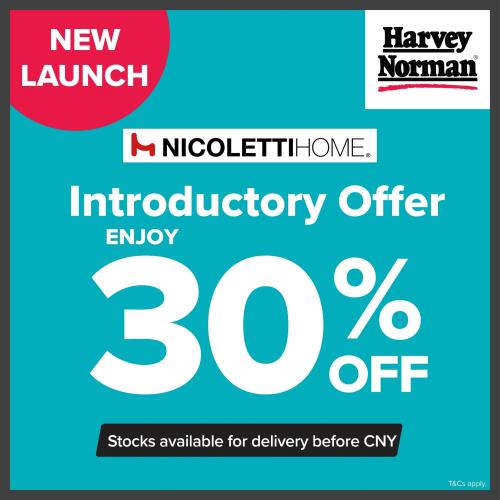 Harvey Norman Furniture Roadshow Sale at Millenia Walk Atrium (valid