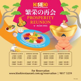 Kiseki CNY Prosperity Reunion Promotion (9 January 2023 - 29 January 2023)