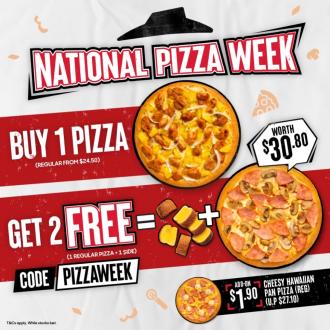 Pizza Hut National Pizza Week Promotion Buy 1 Get 2 FREE (6 Feb 2023 - 12 Feb 2023)