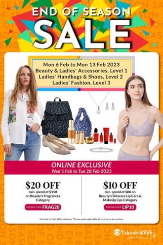 Takashimaya End Of Season Sale (6 Feb 2023 - 13 Feb 2023)