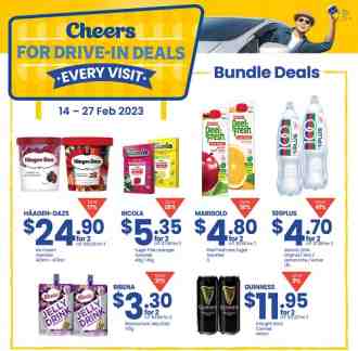 Cheers & FairPrice Xpress Drive-In Deals Promotion (14 Feb 2023 - 27 Feb 2023)